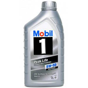 MOBIL 1 PEAK LIFE 5W50 SL/SM/CF 1л. синтетика